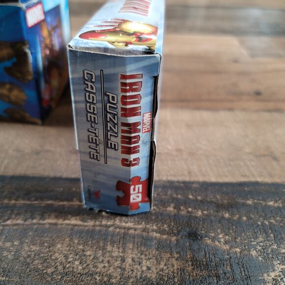 Marvel Iron Man 3 Puzzles set of two and a marvel guardians Puzzle - Picture 10 of 11